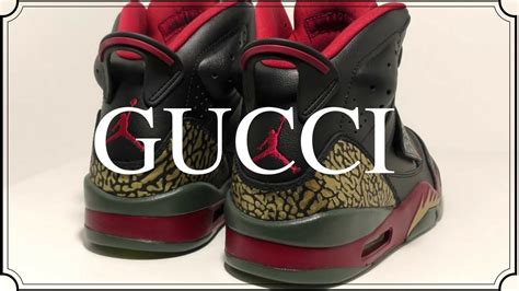 gucci air jordan 6|custom gucci jordans for sale.